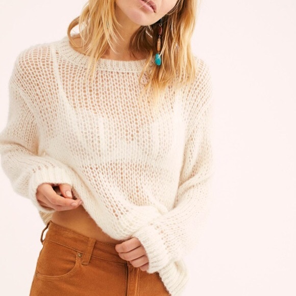 Free People Light and Lofty Alpaca Sweater M - Picture 2 of 9